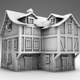 2.png Dark Middle Ages Architecture - two story inn