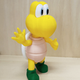 Capture d’écran 2018-04-20 à 12.26.51.png Fichier STL gratuit Koopa troopa green (Greeting pose) from Mario games - Multi-color・Objet imprimable en 3D à télécharger