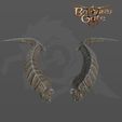 4.jpg TIEFLING HORNS BALDURS GATE 3 FOR COSPLAY 3D MODEL