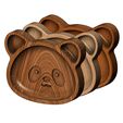 B4-panda-00.JPG Panda wooden bowl 3D print model