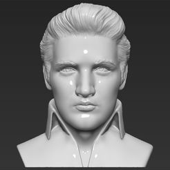 1.jpg Файл 3D Бюст Элвиса Пресли 3D печать готовый stl obj・3D-печатная модель для загрузки