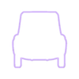 Cache contour.stl LAMPE LED PERSONNALISÉE - Citroën 2 cv