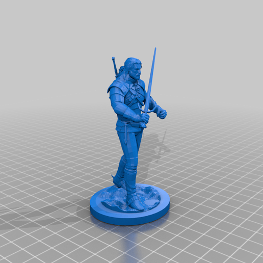 geralt.png STL-Datei Geralt von Rivia - The Witcher kostenlos・3D-Druck-Modell zum herunterladen, zatamite
