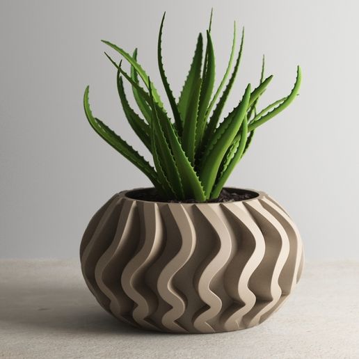 3D Printable Vase - Flower Pot / Planter g196