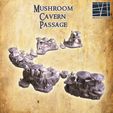 Mushroom-Cavern-Passage-2-t.jpg Mushroom Cavern Passage 28 mm Tabletop Terrain