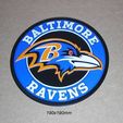 baltimore-ravens-escudo-letrero-rotulo-logotipo-impresion3d.jpg Baltimore Ravens, shield, sign, signboard, sign, logo, logo, 3dprint, teams, league, soccer