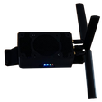 wall-mounted-black.png BananaPi BPI-R3-Mini Case, BPI-WIFI6-Mini Case