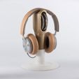 headphone_holder_EUMAKERS_01.jpg Free STL file Stand by me: Headphone hanger・3D printing design to download