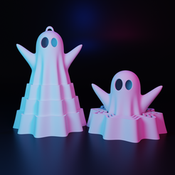 1000014068.png STL file Flexible Halloween Ghost・3D printable design to download