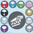 DinoCharge.png Power Rangers DIno Charge/Zyuden Sentai Kyoryuger Helmet Coins