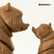 2.jpg Fichier 3D Statue de la fête des mères (ours)・Design pour imprimante 3D à télécharger