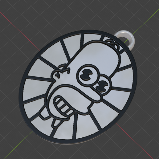 simpsons llavero