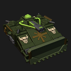Heretic-Megatank.png 3D file 6-8mm Heretic MegaTank・Design to download and 3D print