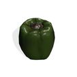 0.jpg GREEN PEPPER 3D MODEL - 3D PRINTING - OBJ - FBX - 3D PROJECT GREEN PEPPER VEGETABLE FOOD KITCHEN EAT