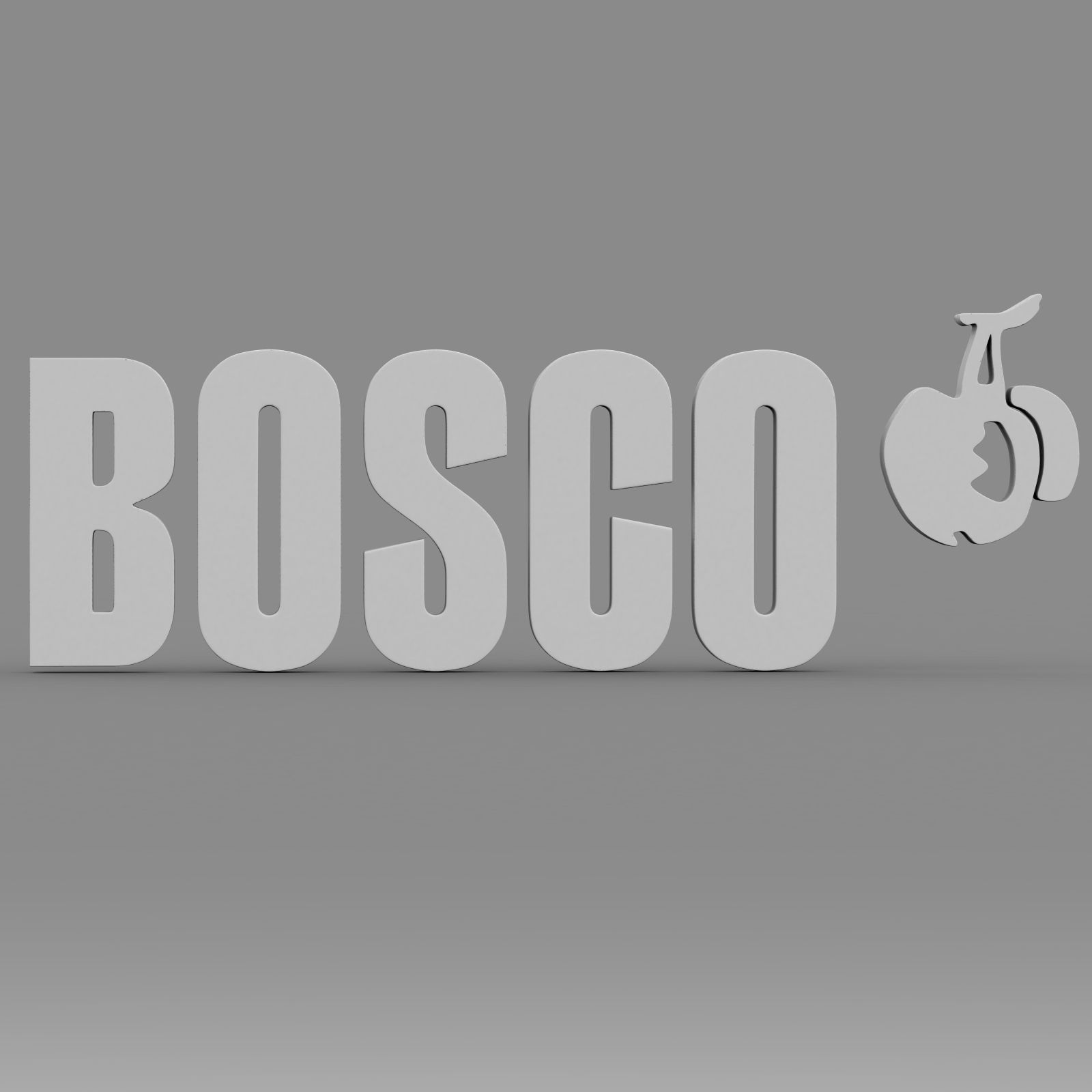 Download OBJ file bosco logo • 3D printable design ・ Cults