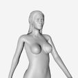 2.jpg Elf Statue Low-poly 3D model
