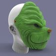 untitled.505.jpg Grinch mask 3D print model