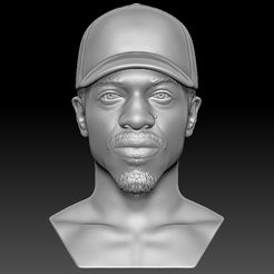 1.jpg Download OBJ file Andre 3000 bust for 3D printing • Object to 3D print, PrintedReality