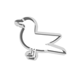 _(=— —— ld 2) cookie cutter Seagul Albatross, Animal, Bird, Feather, Flat Design