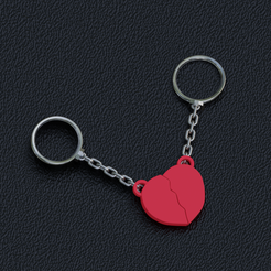 Llavero-corazon.png heart keychain (valentine's day)