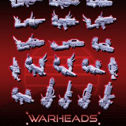 SPECIAL-WEAPONS.jpg Fichier 3D Armement renégat - Armes spéciales uniquement (20 bouts de bras)・Plan à imprimer en 3D à télécharger