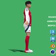 Havertz_2025_3.jpg 3D Rigged Кай Хавертц Арсенал 2025