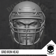 3.png Grid Iron head for 6 inch Action Figures