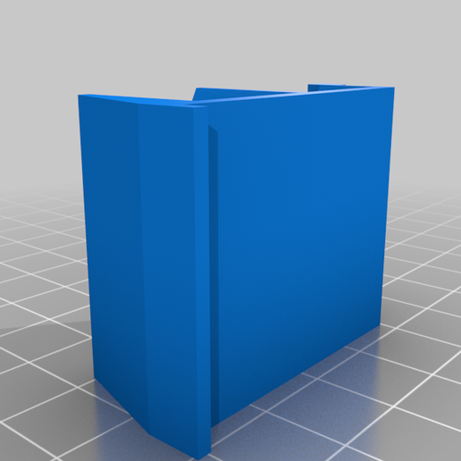 ALLMAX Shower Door Rail Bracket 3D model