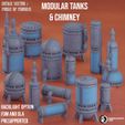 MMF_Tanks_Chimney.jpg Modular Tanks & Chimney - Grimdark Industrial