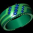 1.jpg Gemstone Band 3 Unisex RIng Resizing Avaialble