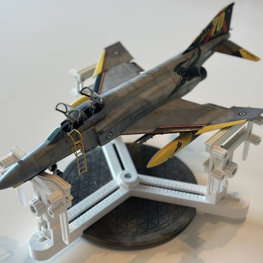 Jig-V.3.0-005.jpeg Scale Model Airplane - Painting Stand / Jig - V 3.0