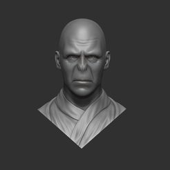1.jpg Fichier STL Le buste de Lord Voldemort・Objet imprimable en 3D à télécharger