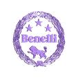 A4_LOGO STL BENE CHICO.stl Benelli Motorcycles Made in Italy logo