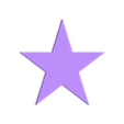 Christmas Tree Hanging Star Thin.stl Christmas Tree Hanging Sign