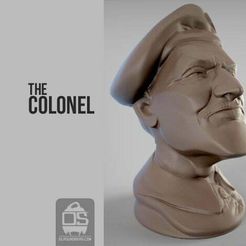 Colonel_front.jpg Fichier STL gratuit Le colonel・Design imprimable en 3D à télécharger, Sculptor