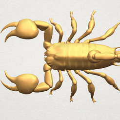 TDA0603 Scorpion A01 ex350.png Archivo 3D gratuito Escorpión・Idea de impresión 3D para descargar