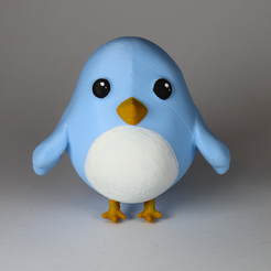 Vogel_bemalt_insta_1.png 3MF-Datei Cute bird kostenlos・3D-druckbares Objekt zum herunterladen