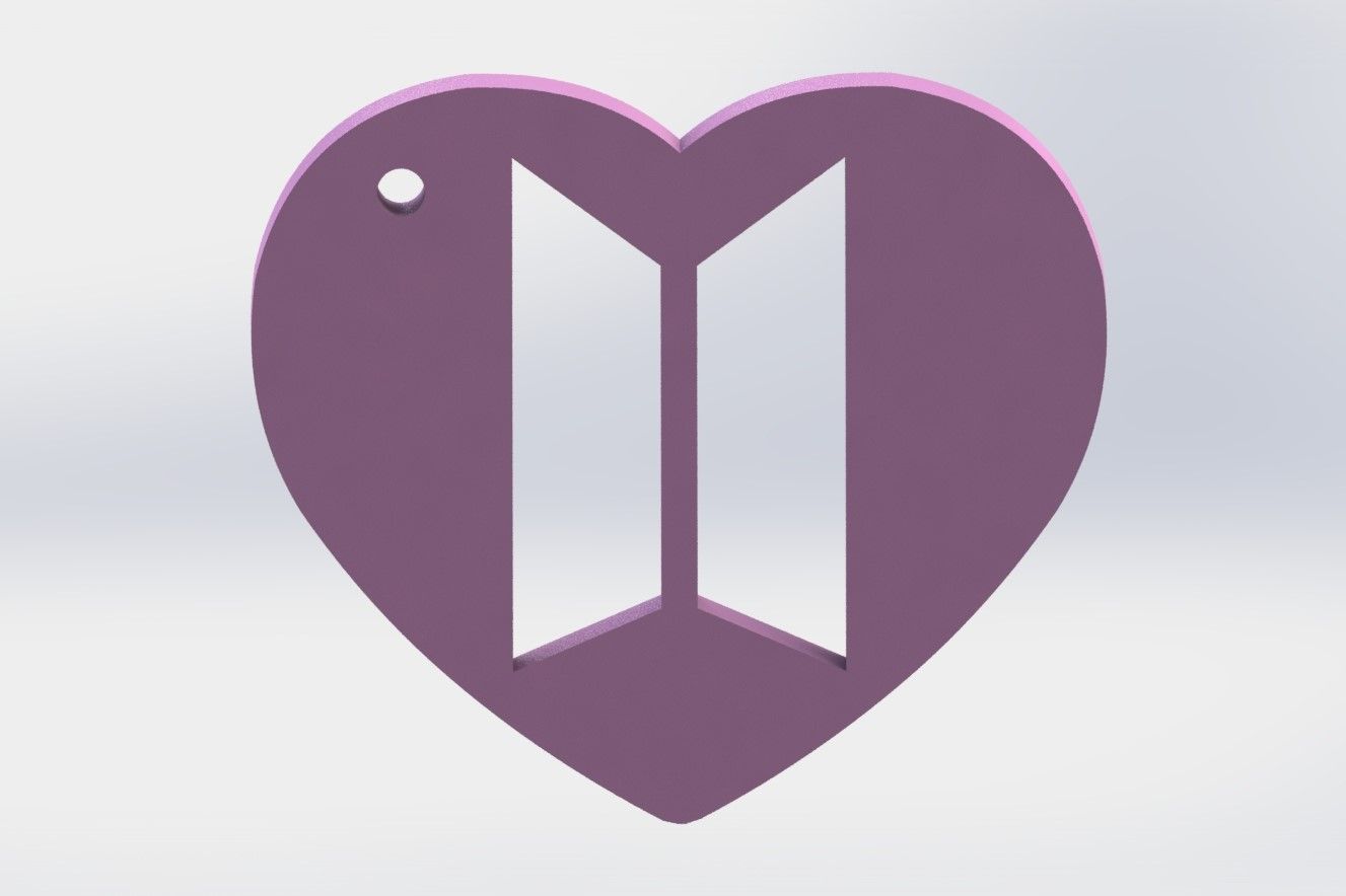 Download STL file BTS keychain • 3D printing object ・ Cults