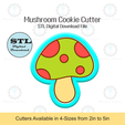 Etsy-Listing-Template-STL.png Mushroom Cookie Cutter | STL File