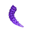 Goji tail.002.stl Gozilla 2014