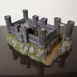 01.jpg STL file Crusader Castle・Design to download and 3D print