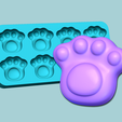 do.png Jelly Candy Molding Pet Paw - Gummy Mould
