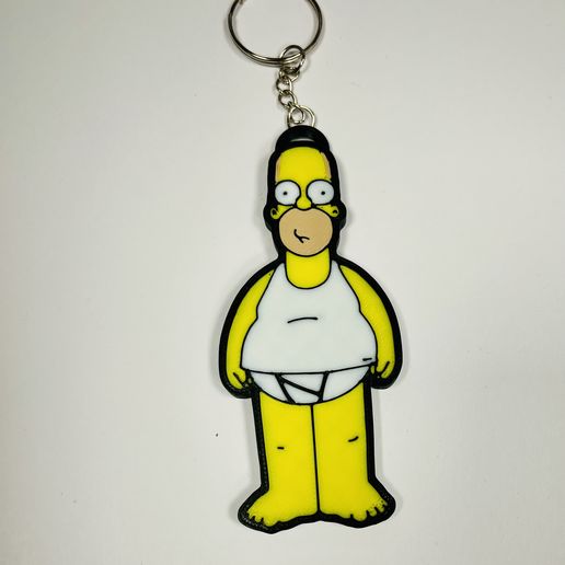Homer simpsons keychain