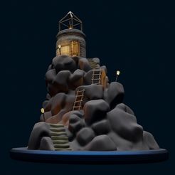 ScreenShot001.jpg Free STL file Lonely Tower・3D printer design to download