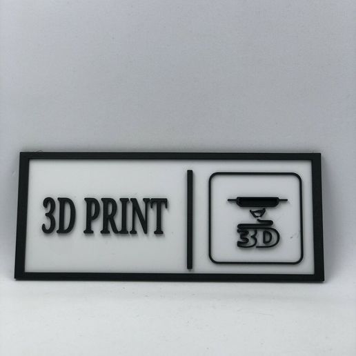 🖼️ 3D PRINTING SIGN・ STL File for ・Cults