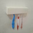 T1.jpg Toothbrush Holder Wall Mounted
