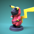 squid-game-pikachu-5.png squid game Pikachu - Pika pink soldier - Ready for 3D print 3D print model