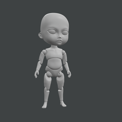 screenshot002.png 3D file Ball jointed doll, bjd, 3d bjd kid, obitsu, nendoroid・3D print design to download