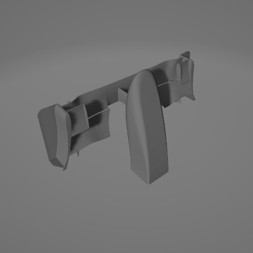 F1 front spoiler 3D model