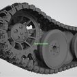 04.jpg Tiger-I Tank Tracks Unit For Rubber wheel.(STL-1/144)